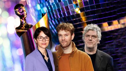 Die drei Lola-Nominierten in der Kategorie Regie: Ayşe Polat, Timm Kröger und Matthias Glasner (von links).