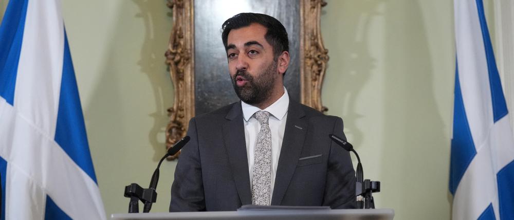 Der schottische Regierungschef Humza Yousaf.