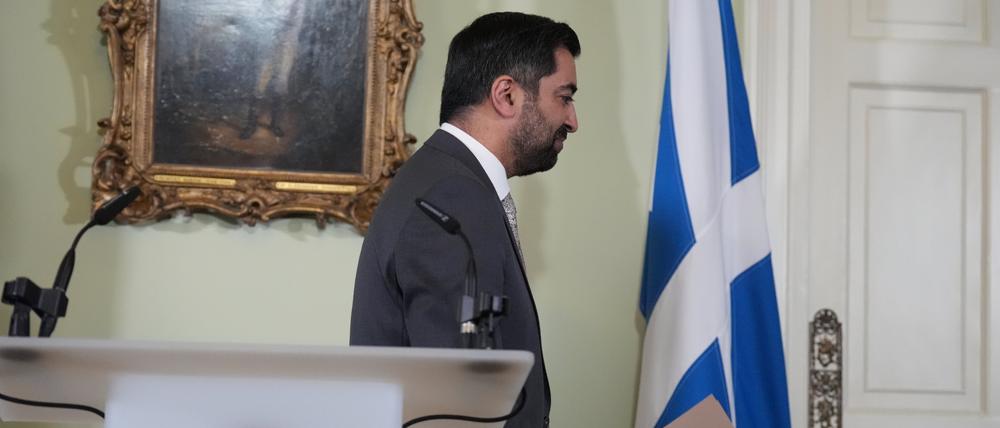 Der schottische Regierungschef Humza Yousaf hat seinen Rücktritt angekündigt.