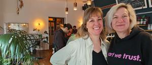 Stefanie Hirsebrunner und Verena Völkel (v.l.).