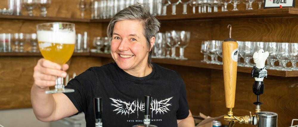 Ulrike Genz, Diplom-Braumeisterin und Gründerin von „Schneeeule“.