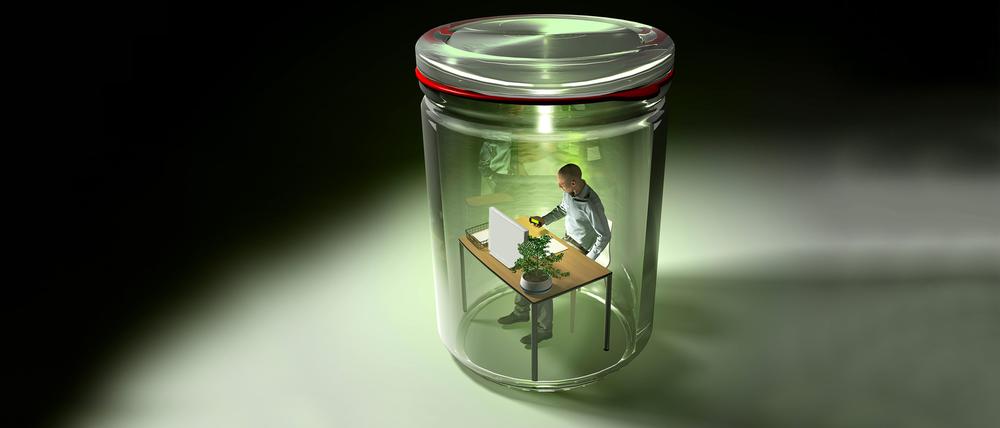 Viele Arbeitnehmer fühlen sich in ihrem Job einsam und verloren.