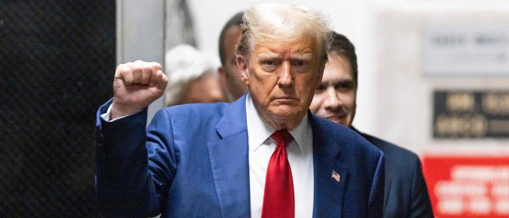 Der voraussichtliche republikanische Präsidentschaftskandidat in den USA: Donald Trump.