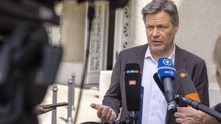 Der Bundesminister für Wirtschaft und Klimaschutz: Robert Habeck (Grüne).