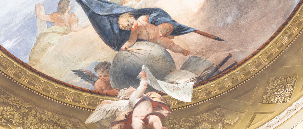 Deckenmalerei im Palazzo Diedo.