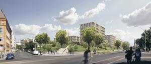 Neuer Biergarten in der alten Bötzowbrauerei.