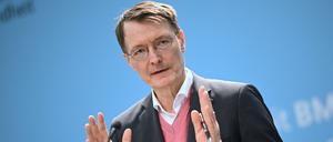 Karl Lauterbach (SPD), Bundesminister für Gesundheit.
