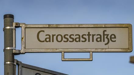 Die Carossastraße in Berlin-Spandau soll umbenannt werden.
