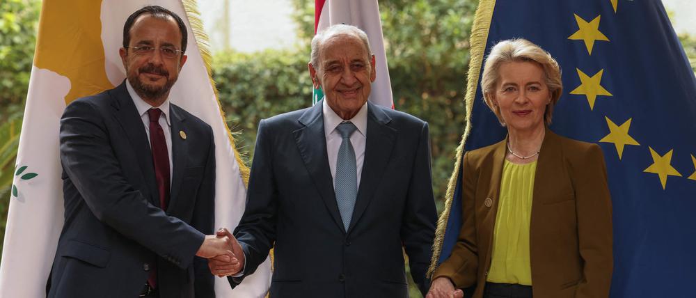 Die EU hat zahlt dem Libanon eine Milliarden Euro, damit sie die Grenze zu Syrien besser sichern und Zypern entlasten.