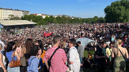Görlitzer Park in Kreuzberg am 1. Mai 2024