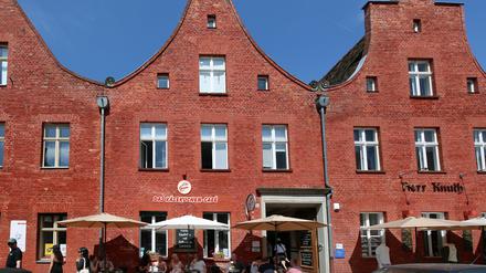 Käsekuchencafé „Guam“ im Holländischen Viertel in Potsdam