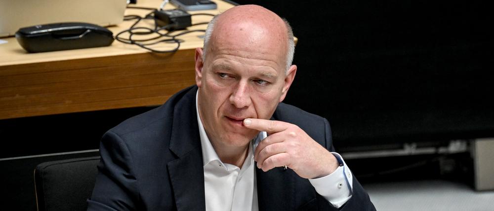 02.05.2024, Berlin: Kai Wegner (CDU), Regierender Bürgermeister von Berlin, bei der 47. Plenarsitzung des Berliner Abgeordnetenhauses. (Archivbild)