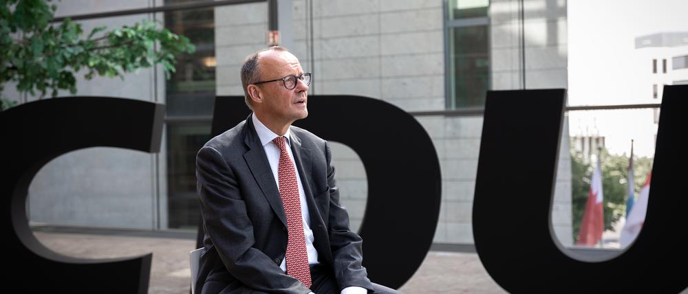 Friedrich Merz in der CDU-Zentrale.