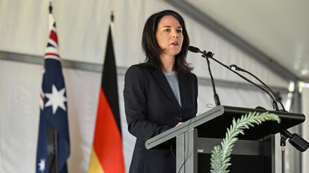 Die Bundesaußenministerin Annalena Baerbock (Grüne).
