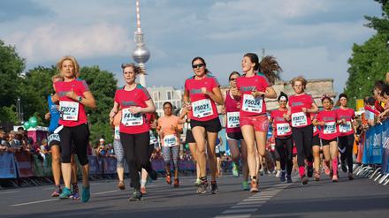 Rund 10.000 Teilnehmerinnen werden beim Berliner Frauenlauf erwartet.