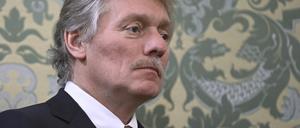 Dieses von der staatlichen russischen Nachrichtenagentur Sputnik via AP veröffentlichte Foto zeigt Dmitri Peskow, Kreml-Sprecher.