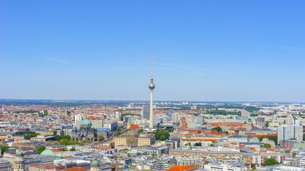 Luftaufnahme von Berlin mit Fernsehturm: Die 3,9-Millionen-Einwohner-Metropole braucht Wohnraum. 