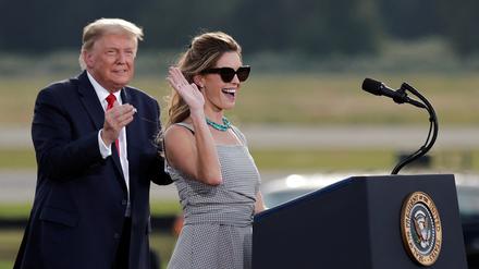  Hope Hicks war Kommunikationsdirektorin von Donald Trump.