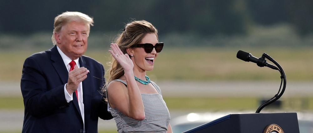  Hope Hicks war Kommunikationsdirektorin von Donald Trump.