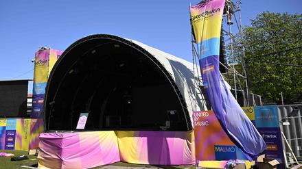 Vorbereitungen auf den ESC in Malmö.