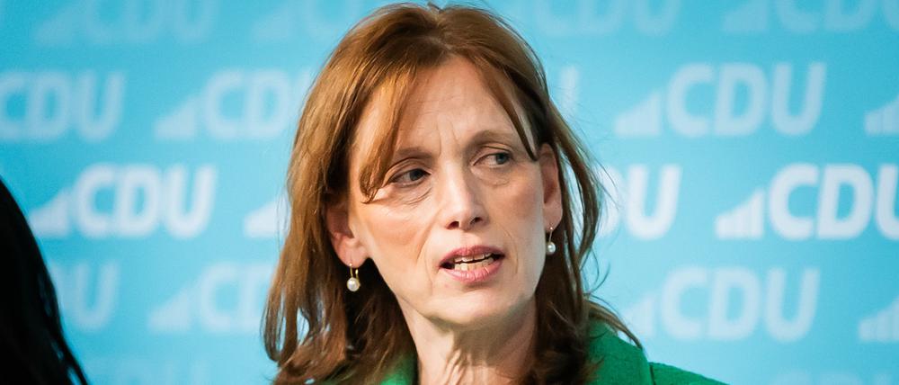 Die stellvertretende CDU-Vorsitzende und Ministerin für Allgemeine und Berufliche Bildung, Wissenschaft, Forschung und Kultur des Landes Schleswig-Holstein: Karin Prien.