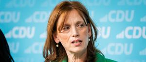 Die stellvertretende CDU-Vorsitzende und Ministerin für Allgemeine und Berufliche Bildung, Wissenschaft, Forschung und Kultur des Landes Schleswig-Holstein: Karin Prien. 