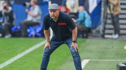 HSV-Trainer Steffen Baumgart ließ seinem Frust nach dem Spiel freien Lauf.