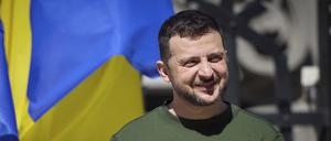 Der ukrainische Präsident: Wolodymyr Selenskyj.