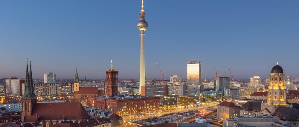 Berlin-Mitte von oben.