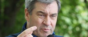 Markus Söder im Wahlkampf.
