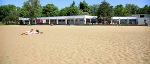 Das Strandbad Müggelsee am  Fürstenwalder Damm 838 in Berlin-Köpenick wird an diesem Wochenende 100 Jahre alt. Aufgenommen am 24. Mai 2012.

Foto: Kitty Kleist-Heinrich