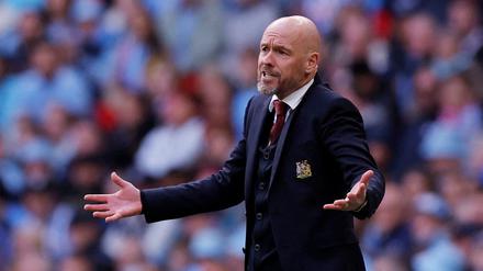 Erik ten Hag wirkte bei Manchester United zuletzt meist ratlos.