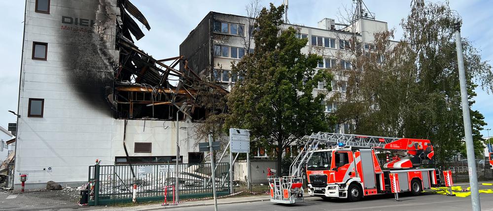 Brand Lichterfelde, 6.5.2024
Auf dem Foto FW-Sprecher Carsten Mohr Foto: Boris Buchholz