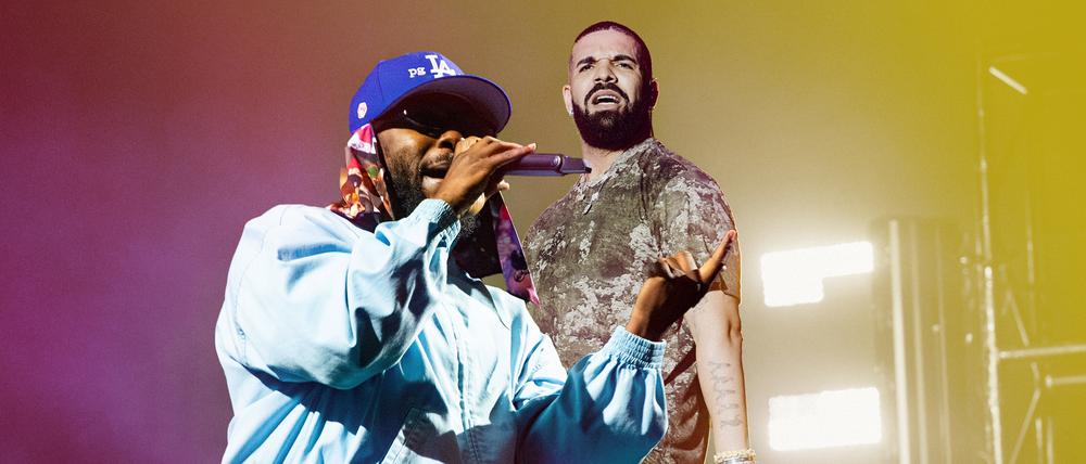 Kendrick Lamar und Drake.