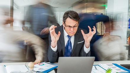 Stress in der Behörde.