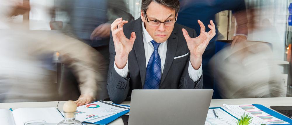 Stress in der Behörde.
