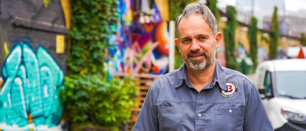 Oliver Lemke, Gründer und Chef der Brauerei Lemke in Berlin-Mitte.