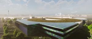 Blick in die Zukunft: So könnte der neue Ringbeschleuniger „Bessy III“ in Adlershof einmal aussehen – sofern er denn kommt.