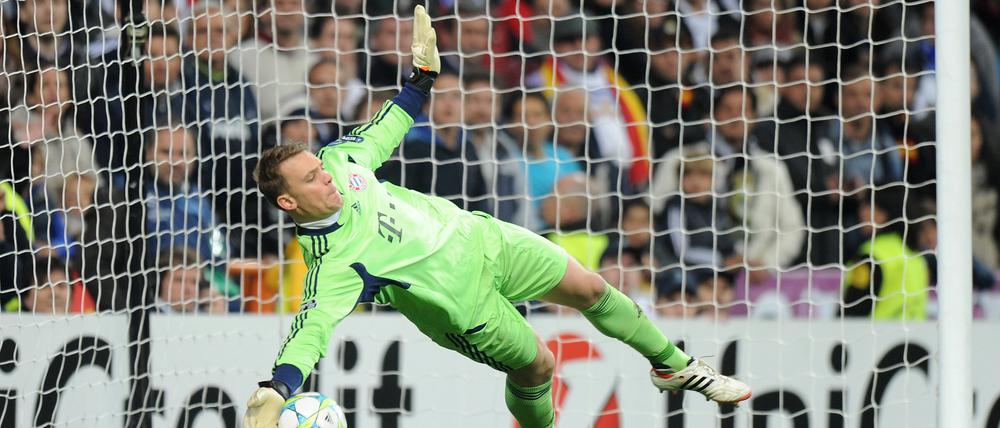 Manuel Neuer war entscheidend daran beteiligt, dass sich der FC Bayern 2012 in Madrid durchsetzen konnte.
