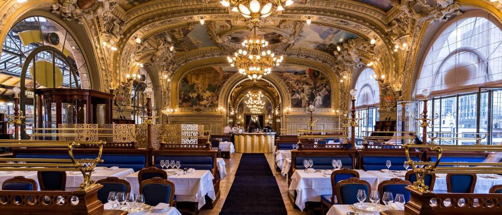 Ein Restaurant wie aus einer Theaterszene: das Train Bleu im Pariser Gare de Lyon.