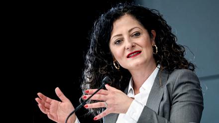 Cansel Kiziltepe (SPD), Senatorin für Arbeit, Soziales, Gleichstellung, Integration, Vielfalt und Antidiskriminierung.