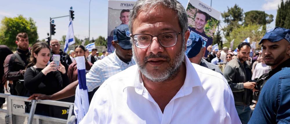 Der israelische Minister für nationale Sicherheit, Itamar Ben-Gvir.