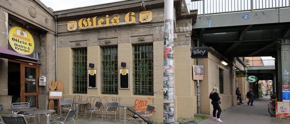 Die Kult-Kneipe „Gleis 6“ Babelsberg.