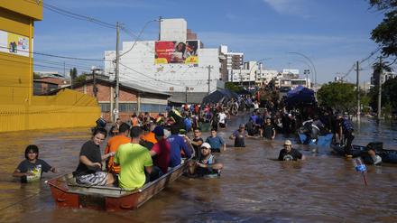 Mehr als eine Million Menschen ist von den Überschwemmungen im Süden Brasiliens betroffen.