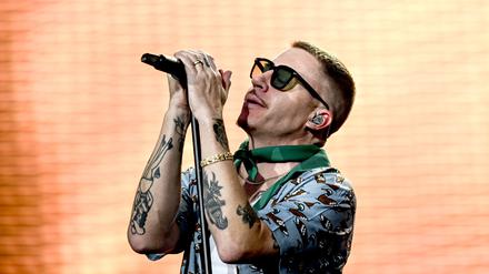 Der US-amerikanische Musiker Macklemore beim Lollapalooza Festival Berlin.