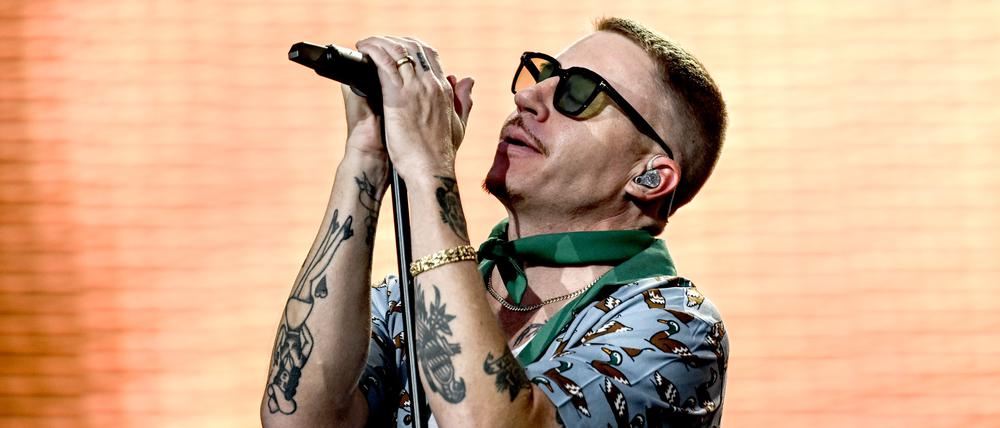 Der US-amerikanische Musiker Macklemore beim Lollapalooza Festival Berlin.