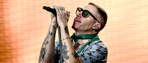 Der US-amerikanische Musiker Macklemore beim Lollapalooza Festival Berlin.