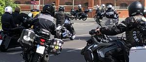 Potsdam, 08.05.2024, Lokales, Nachtwölfe MC, Nachtwoelfe MC, russischer Motorrad- und Rockerclub, russische Motorradclub