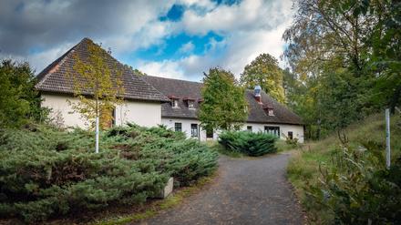 Wandlitz OT Lanke im Bundesland Brandenburg Gebäudekomplex am Bogensee im Barnim ehemalige NS-Reichspropagandaschule, zu DDR Zeiten FDJ-Hochschule Wilhelm Pieck. Auch Standort von Haus Bogensee von NSDAP-Propagandaminister Joseph Goebbels. 