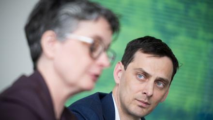 Nicola Böcker-Giannini und Martin Hikel (beide SPD).